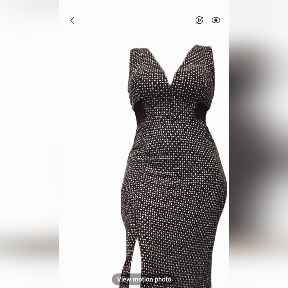 Black and White Polka Dot Dress